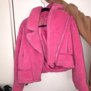 Pink Teddy Jacket
